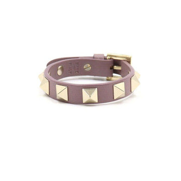 VALENTINO レザーラストスタッド女性ブレスレット 48425 152895848