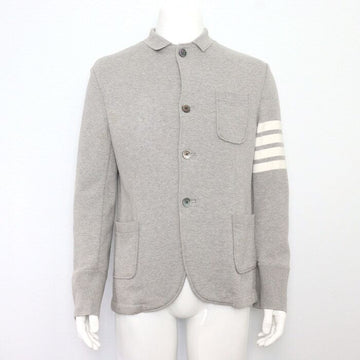 Thom Browne Gray Cotton Blazer for Men MJT034A 152899001