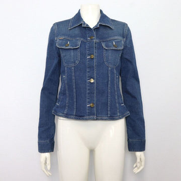 BURBERRY Damen Denimjacke mit zwei Taschen 152898616