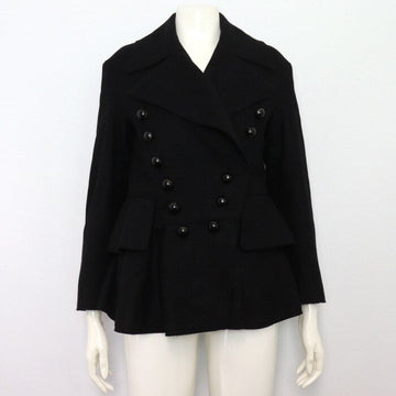 BURBERRY ブラックウールコートブレザー女性ジャケット 4051472 152898325