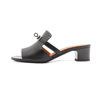HERMES 211070Z 22 Black Noir Damen Kelly Candy Sandalen aa48642 152897608