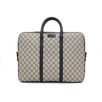 GUCCI Herren Aktentasche mit GG Supreme in Schwarz mit Verzierungen 450941 128680352 [P]