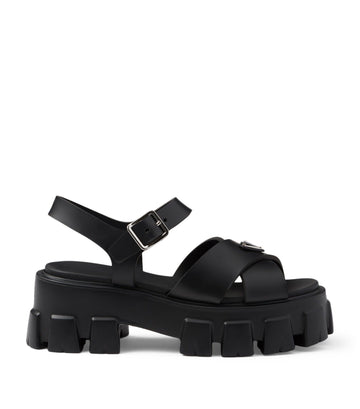 PRADA Gummi Monolith Sandalen 55 000000000007640672 129007545