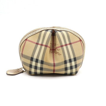BURBERRY PVC チェック コスメティック ポーチバッグ aa49252 152892680