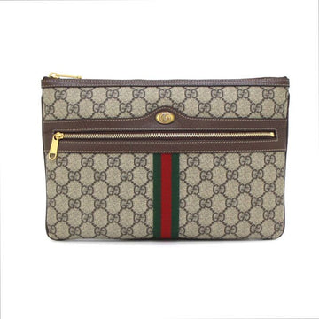 GUCCI GG Supreme Ophidia Web Streifen Pouch Clutch Bag 517551 152892453