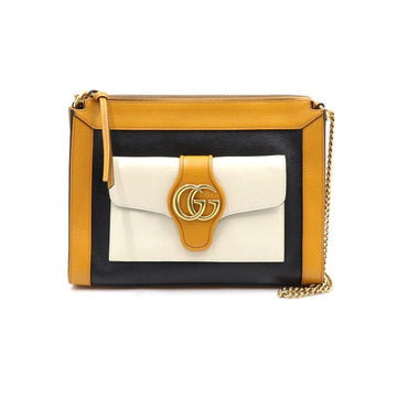 GUCCI Multicolor Double GG Flap Schultertasche mit Chain a49265 152892471