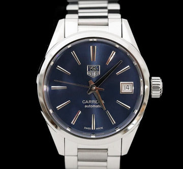 TAG HEUER WAR2419.BA0776 カレラ デイト キャリバー9 オートマティック スチール ブルー 28MM 7534535226 130242767