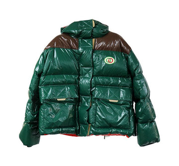 Gucci Shiny Nylon Padding Green Size 34 7254739181 76894740