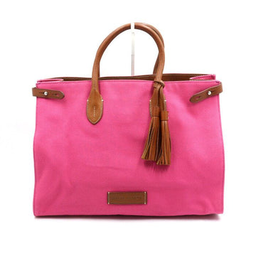 Polo Ralph Lauren Pink Canvas Tassel Women's Tote Bag 49565 152892783