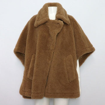 MAXMARA キャッシュミアウールシルク混合テディベアシアリングケープコート 473607236 152898280
