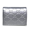GUCCI GG エンブレム スモール ウォレット 847207 AAFT5 8144シルバー 158039004 [P]