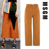 MSGM 2041MDP06 164201 27 Women's Faux Suede Pants 160617684 [P]