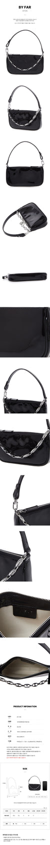 BY FAR Rachael Patent Schultertasche für Damen 20SSMIRABLPSMA 76416098 [P]