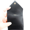 BURBERRY 財布 80731451 ブラック レザー ファブリック リラ 143736277 [P]