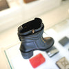 GUCCI Matelassé Damenstiefel 719849 AAA5W Leder Schwarz Luxus Damenschuhe 129137350 [P]
