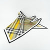 Burberry Triangle Check Scarf Yellow Cotton 80452831 142257017 [P]