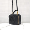 GUCCI Interlocking G Blondie Top Handle Vanity Schultertasche Schwarz 744434 10660 6191872 [P]