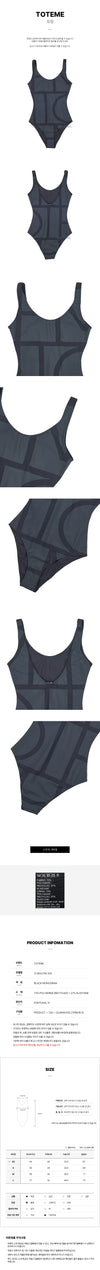 Toteme Monogram Print Swimsuit 116325826 [P]