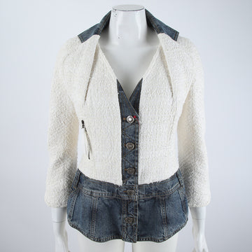 Christian Dior Denim Tweed Jacket 123200