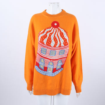 HERMES Cashmere Pullover mit langen Ärmeln 127918