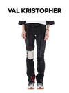 VAL KRISTOPHER Patchwork Bootcut-Jeans 31792093 [P]