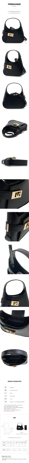 Salvatore Ferragamo 21 5943 NERO Crossbody Bag 78019042 [P]