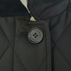 Burberry Women's Black Quilted Coat Dereham 143223614 [P]