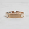 Hermes Click H Blanc Bangle Bracelet Cream Rose Gold H700001FO85PM 67089306 [P]