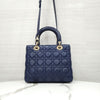 Dior Lady Medium Bag Navy Cannage M0565ONGE 10389 2230839 [P]
