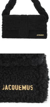 JACQUEMUS Bambino Shearling Flap Schultertasche 223BA027 990 42934413 [P]