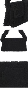 JACQUEMUS Bambino Shearling Flap Schultertasche 223BA027 990 42934413 [P]