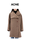 ACNE STUDIOS ラッキーチャンス フunnelネック オーバーサイズ ウールコート 66サイズ A90464 ADV 38441252 [P]