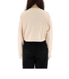 ACNE STUDIOS Logo-Print Crop Oversize Sweatshirt AI0118 AE6 153843624 [P]