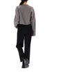 ACNE STUDIOS ロゴプリント クロップ オーバーサイズ トレーナー 44サイズ AI0118 AFH 66033474 [P]