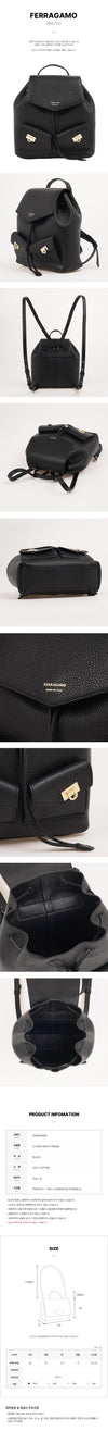 SALVATORE FERRAGAMO ウィメンズハグマルチポケットバックパック 158546510 [P]