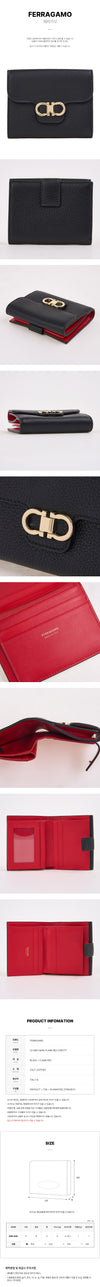 SALVATORE FERRAGAMO コンパクト財布 151284478 [P]
