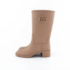 Gucci Women's Rain Boots 762700 J8710 2526 Rubber Brown 142556055 [P]