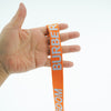 BURBERRY Kingdom Logo Orange Nylon Strap Necklace 80242441 143660315 [P]