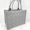 DIOR Leder Book Tote Tasche Mittel Stein Grau M1324OWHP 9035 16750060 [P]