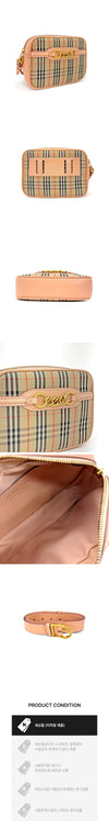 BURBERRY Gürtelbeutel im Vintage-Karo in Rosa 8007510 162956096 [P]