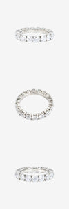 CARTIER Ehering 4,1 mm Voll Pavé Ring 51 162955409 [P]