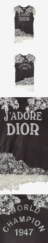 DIOR エクリュ レース タンクトップ [XS] R1M5X4LA 162954023 [P]