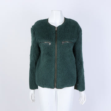 Acne Studios Faux Fur Zip-Up Jumper 127806 [P]