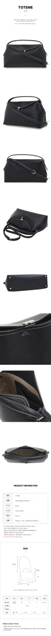 TOTEME ティラック トップ ハンドル ショルダーバッグ 234WLGBG427LE0030 001 145023469 [P]