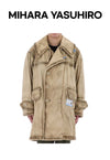 MAISON MIHARA YASUHIRO Glückschance Pad Pelzmantel Größe 100 A11CT042 BEIGE 66891908 [P]
