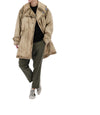 MAISON MIHARA YASUHIRO Glückschance Pad Pelzmantel Größe 100 A11CT042 BEIGE 66891908 [P]