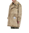 MAISON MIHARA YASUHIRO Glückschance Pad Pelzmantel Größe 100 A11CT042 BEIGE 66891908 [P]