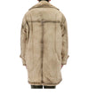 MAISON MIHARA YASUHIRO Glückschance Pad Pelzmantel Größe 100 A11CT042 BEIGE 66891908 [P]