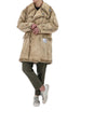 MAISON MIHARA YASUHIRO Glückschance Pad Pelzmantel Größe 100 A11CT042 BEIGE 66891908 [P]