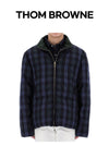 Thom Browne Tartan Flannel Reversible Zip-up Jacket MJD091X 996 64446692 [P]